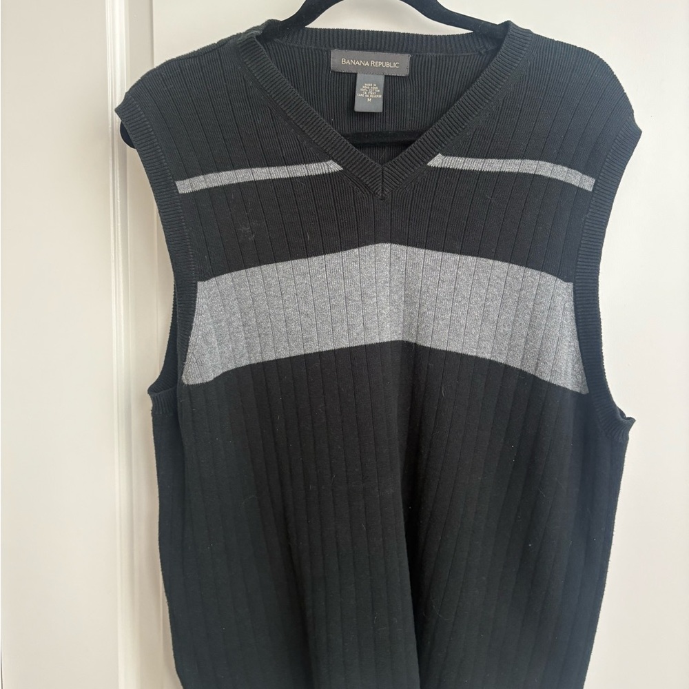 Banana Republic Green Knit Vest
